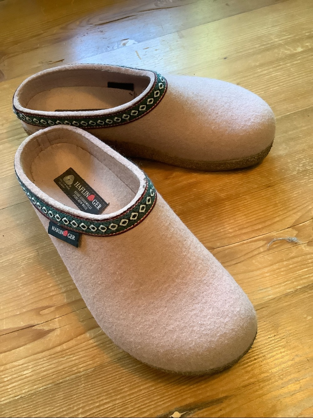 Haflinger Pink GZ Wool Clog size EU 41 - US W 10